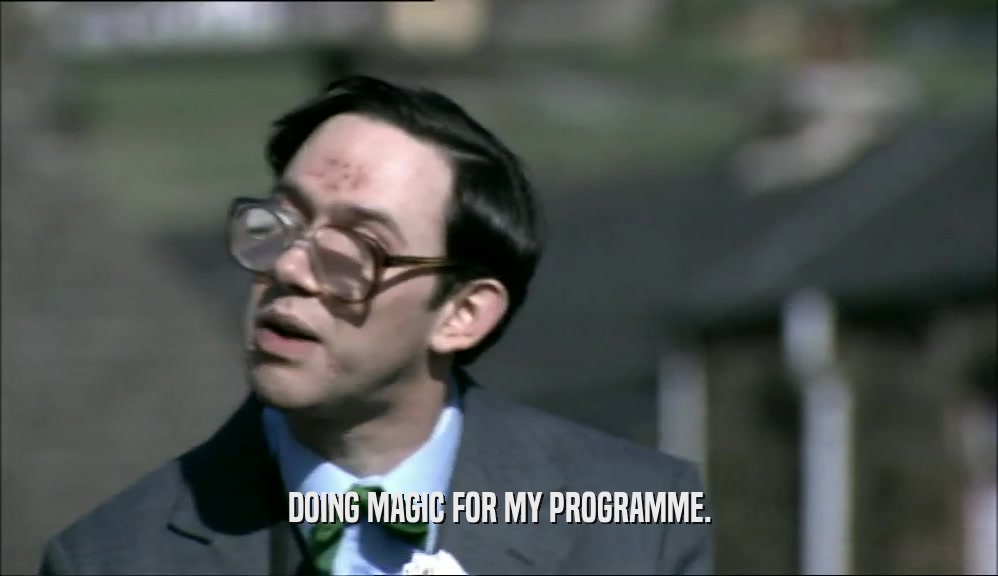 DOING MAGIC FOR MY PROGRAMME.  