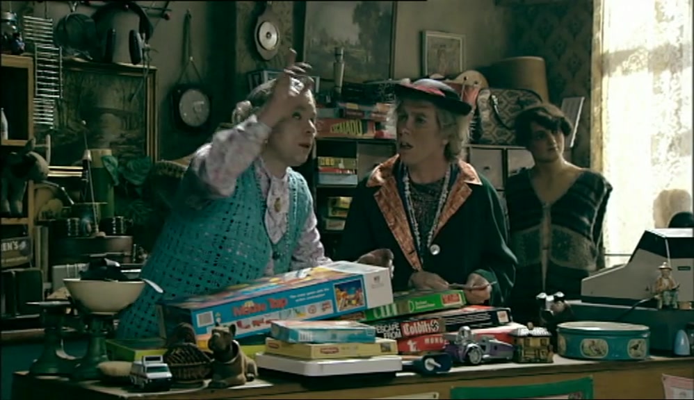 I WAS UPSTAIRS DOING THE BAGS, A GUST OF WIND COMES ALONG 
