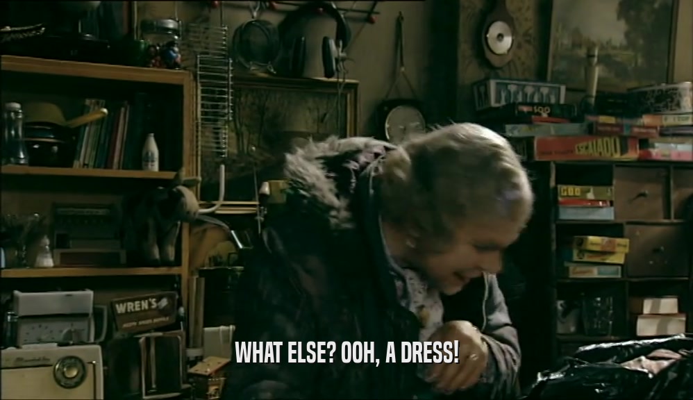 WHAT ELSE? OOH, A DRESS!  