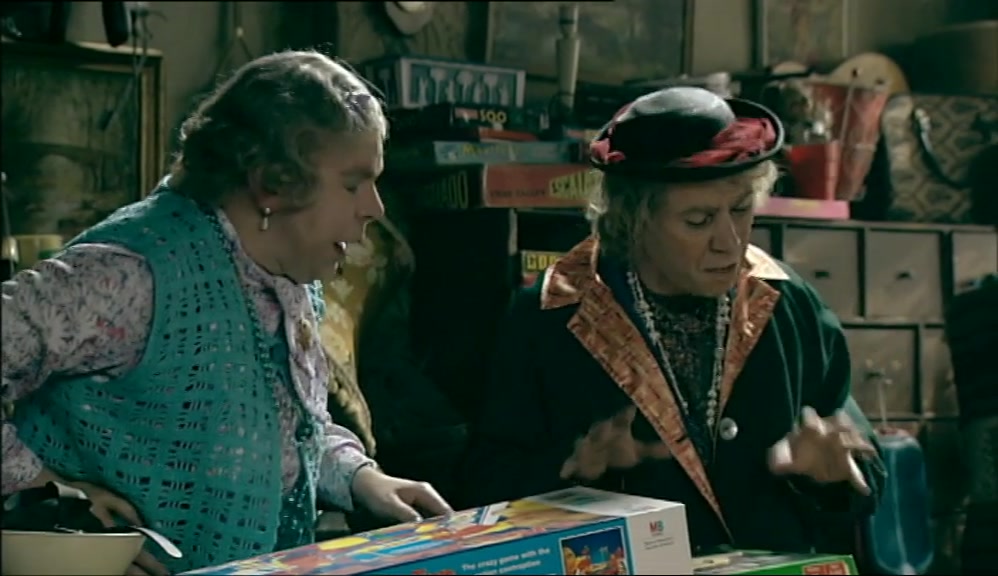 ALL RIGHT. I'VE PUT THE TOP HAT FROM MONOPOLY IN MOUSE TRAP, 