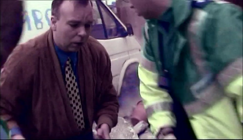- JUST TELL ME WHAT HAPPENED. - WILL YOU GET OUT OF THE WAY? 