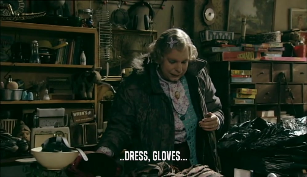 ..DRESS, GLOVES...  