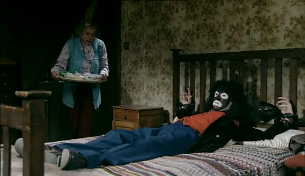 (HUMS) HERE WE ARE, DEAR. I BROUGHT YOU SOME SOUP. 