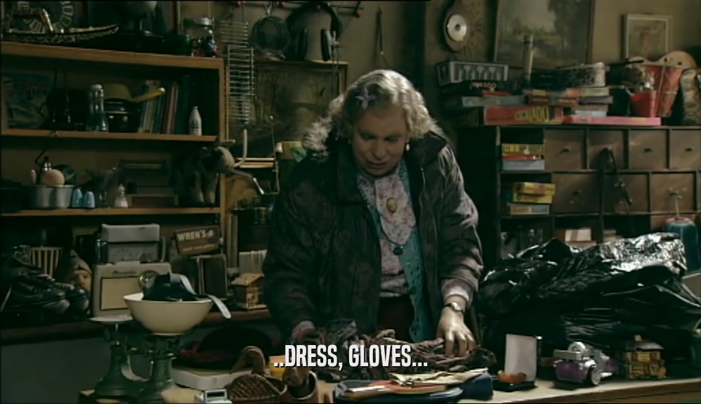 ..DRESS, GLOVES...  