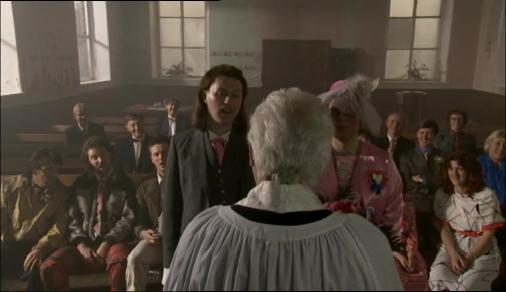 YOU MAY KISS THE BRIDE.  