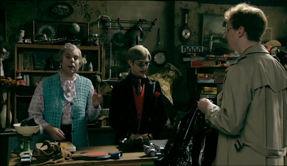 - THERE'S A FEW PIECES MISSING. - I'LL BE UPSTAIRS, DEAR. 