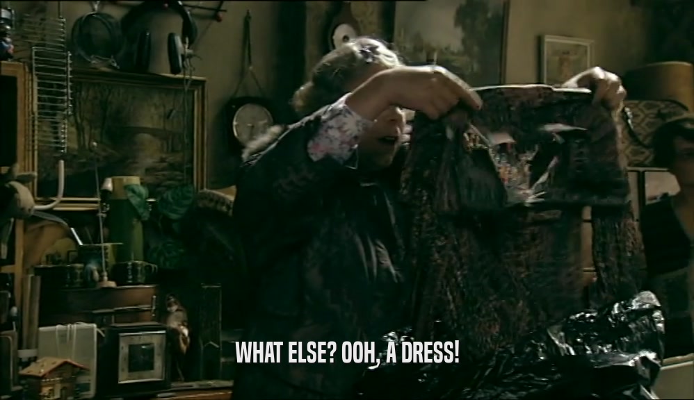 WHAT ELSE? OOH, A DRESS!  
