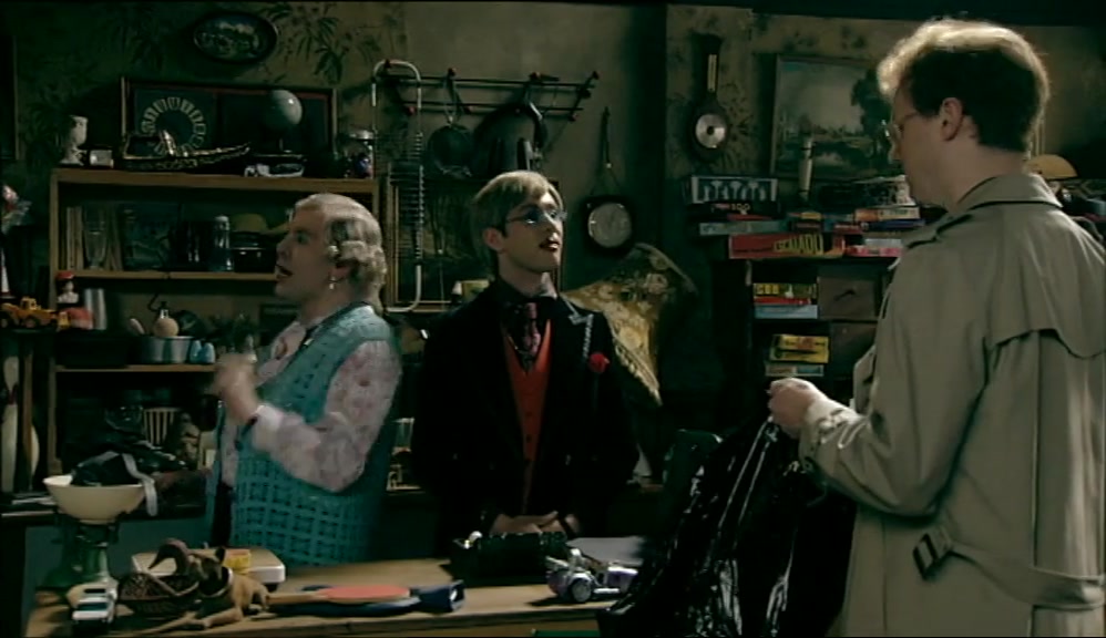 - THERE'S A FEW PIECES MISSING. - I'LL BE UPSTAIRS, DEAR. 