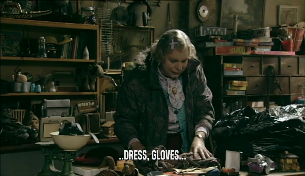 ..DRESS, GLOVES...  