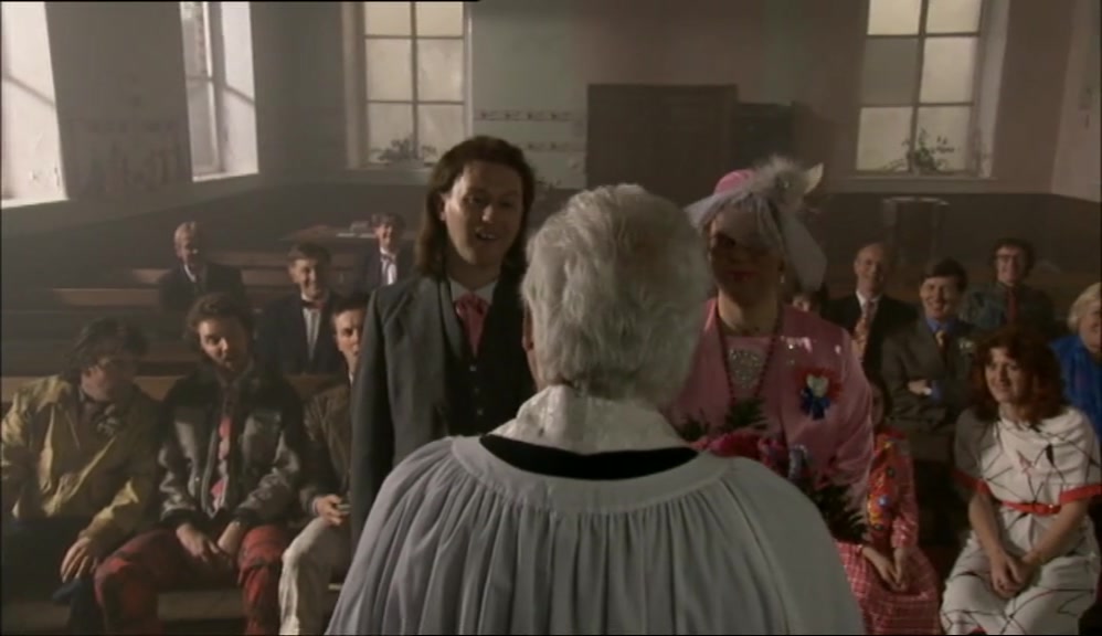 YOU MAY KISS THE BRIDE.  