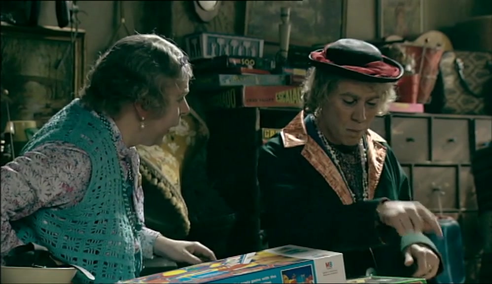 ALL RIGHT. I'VE PUT THE TOP HAT FROM MONOPOLY IN MOUSE TRAP, 