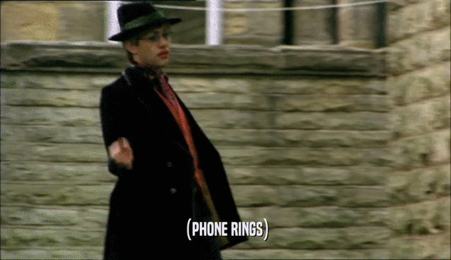 (PHONE RINGS)  