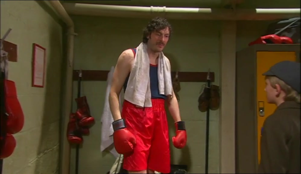 I'M THE FIGHTER, YOU LITTLE TIT-BOX. ALL RIGHT. EASY. 