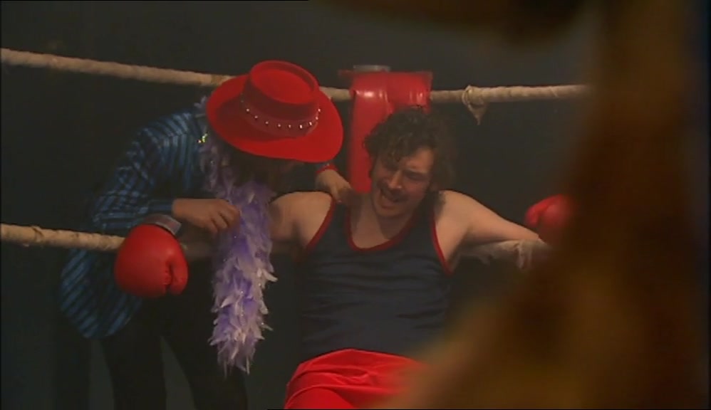 - NOT SO HARSH. - YOU'VE GOT A KNOT THERE. 