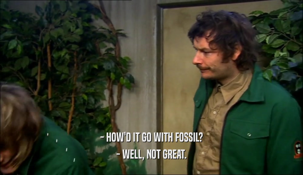 - HOW'D IT GO WITH FOSSIL? - WELL, NOT GREAT. 