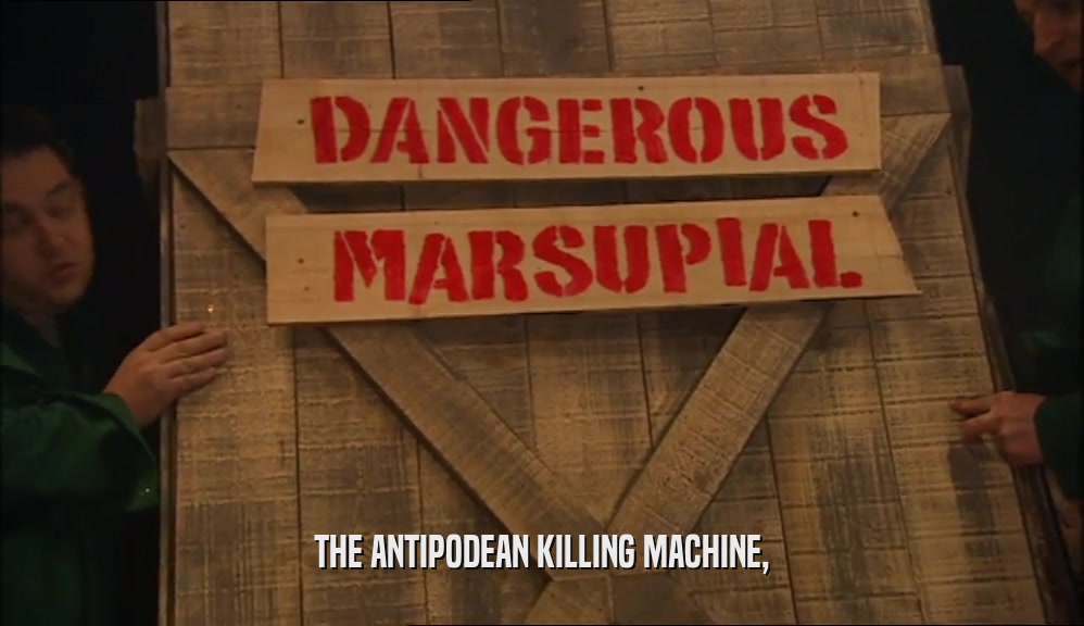 THE ANTIPODEAN KILLING MACHINE,  