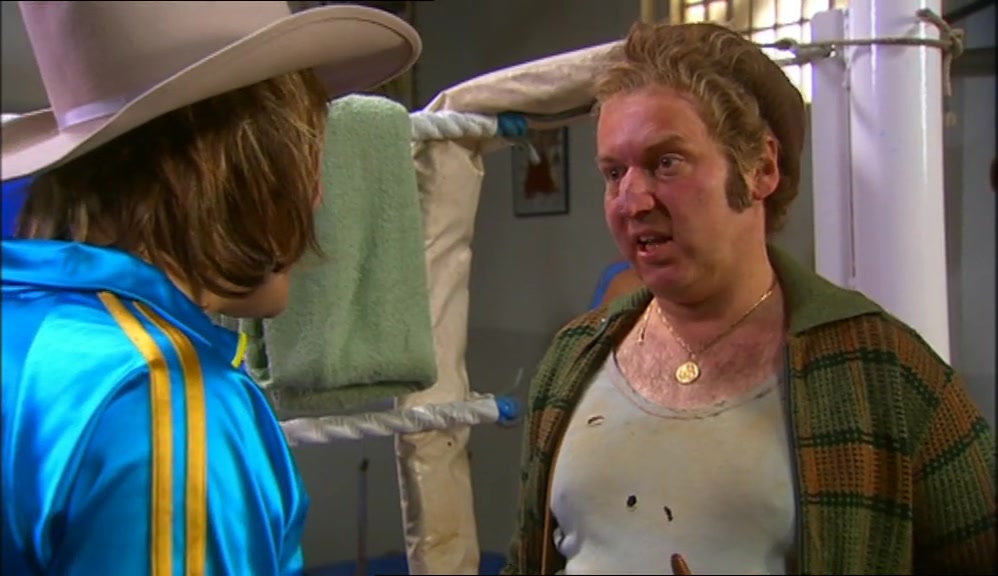 IT'S NICE TO SEE YOU, BUT IF YOU DO THAT AGAIN I'LL RIP YOUR EYES OUT. 