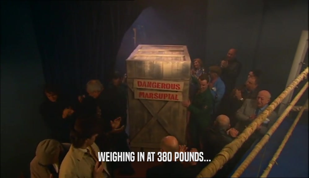 WEIGHING IN AT 380 POUNDS...  