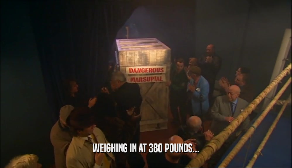 WEIGHING IN AT 380 POUNDS...  