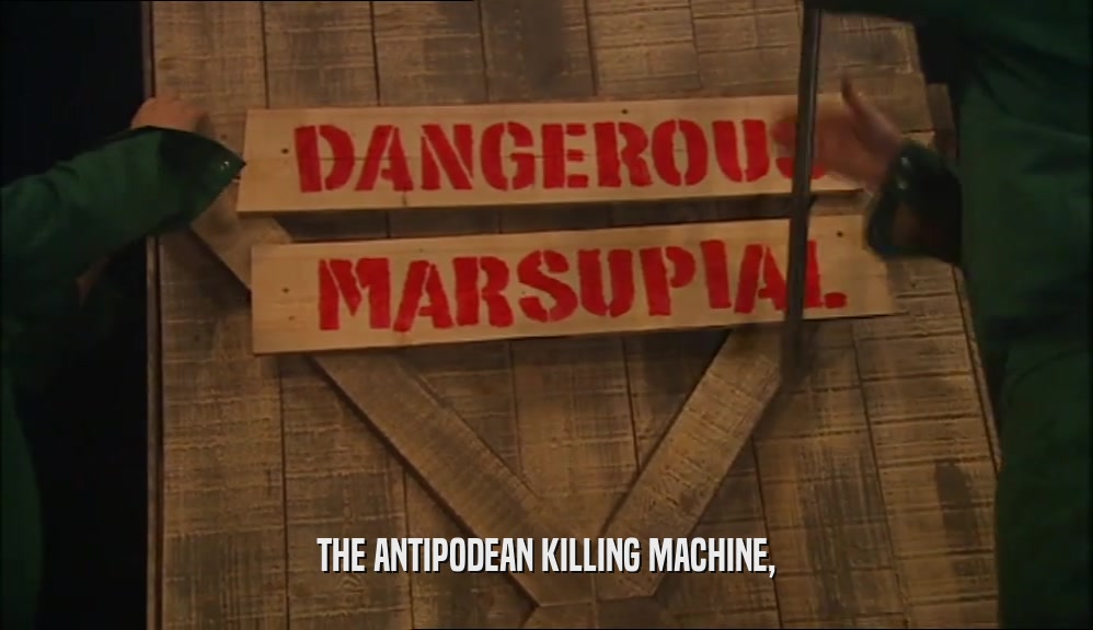 THE ANTIPODEAN KILLING MACHINE,  