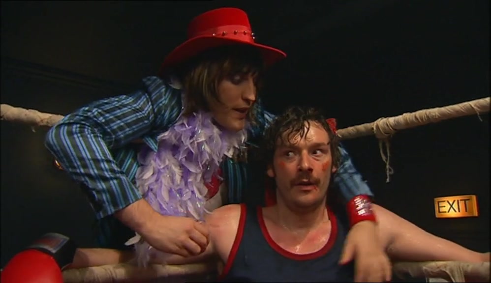 BUT DON'T WORRY. DANCE AROUND A BIT. BOB AND WEAVE, OK? 
