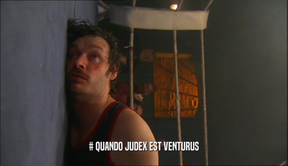 # QUANDO JUDEX EST VENTURUS  