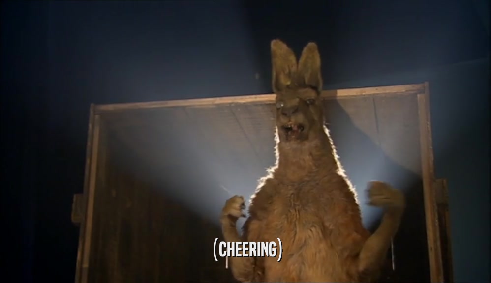 (CHEERING)  