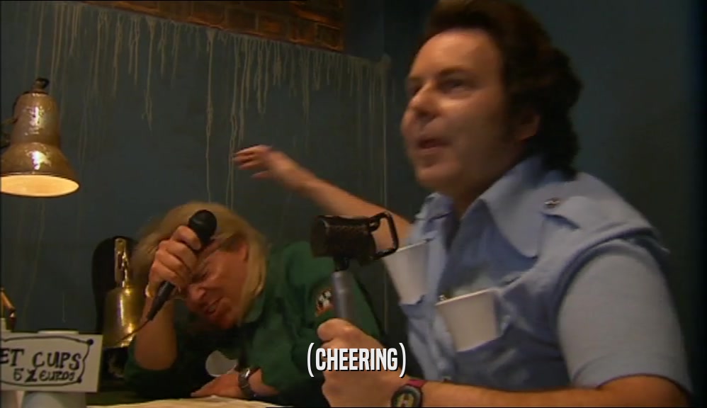 (CHEERING)  