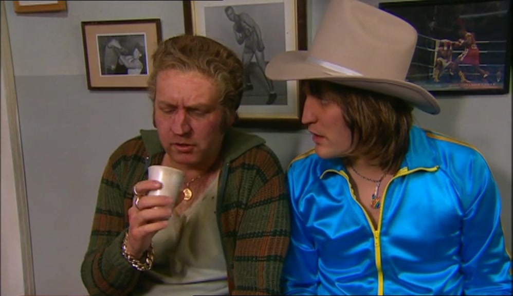 IT'S THIS CUP. I DON'T KNOW WHAT TO DO WITH IT. 
