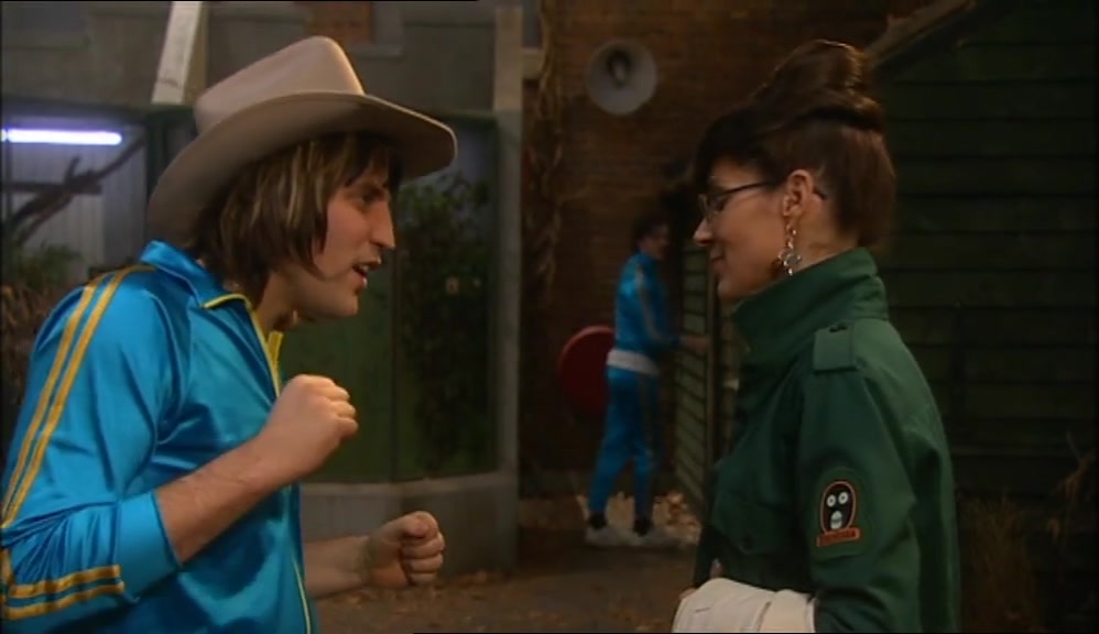 HE'S HOT. BIG FIGHT TOMORROW NIGHT. IT'S GONNA BE EXCITING. 