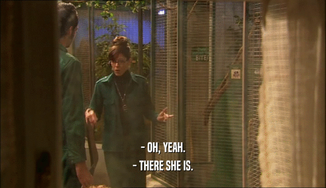 - OH, YEAH. - THERE SHE IS. 