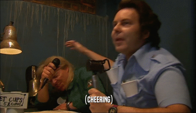 (CHEERING)  