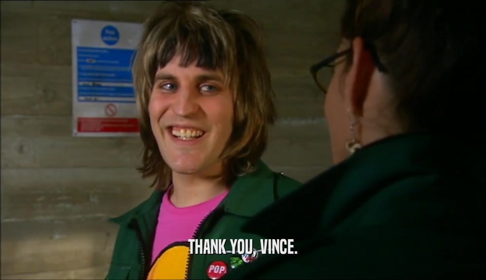 THANK YOU, VINCE.  