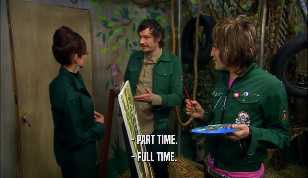 - PART TIME. - FULL TIME. 
