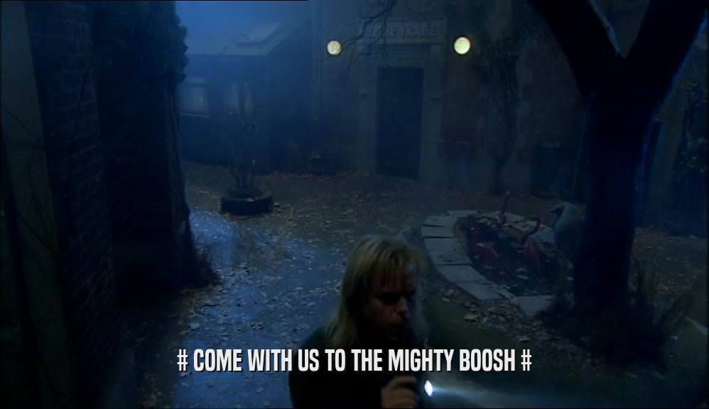 # COME WITH US TO THE MIGHTY BOOSH #  