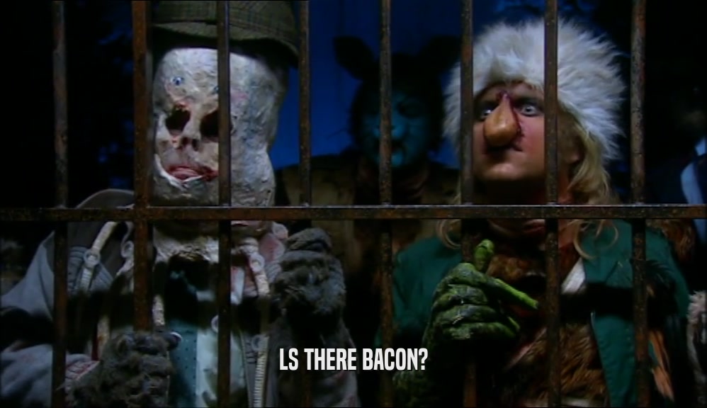 LS THERE BACON?
  