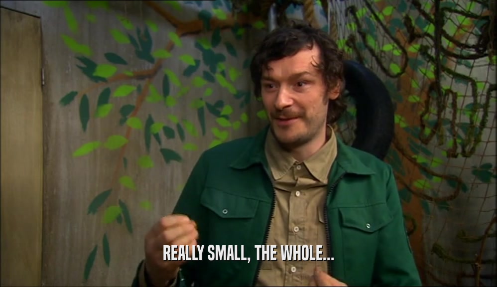 REALLY SMALL, THE WHOLE...  