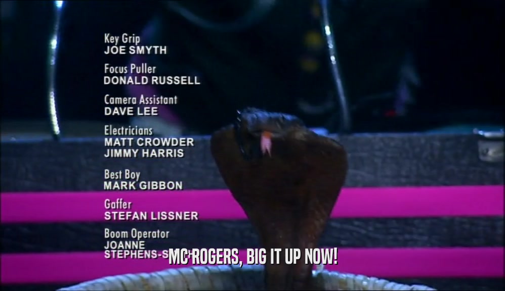 MC ROGERS, BIG IT UP NOW!  