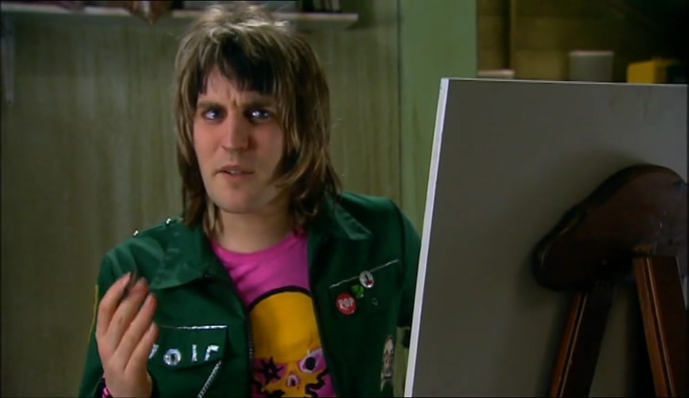 - MY SIGNATURE LOOK. - HE WASN'T RUNNING AWAY FROM YOU. 