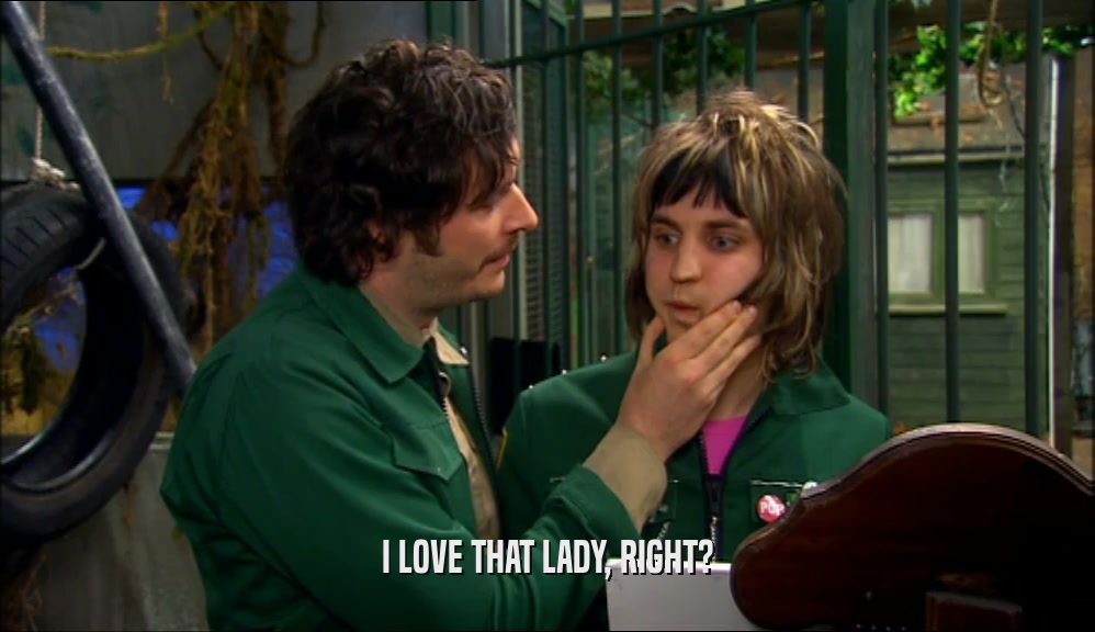 I LOVE THAT LADY, RIGHT?  