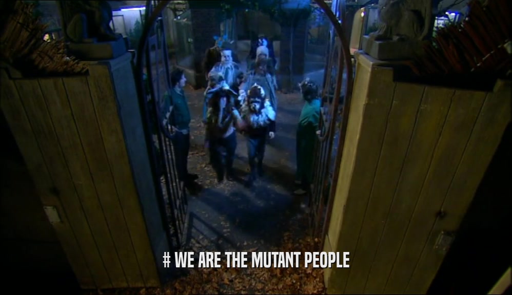 # WE ARE THE MUTANT PEOPLE  
