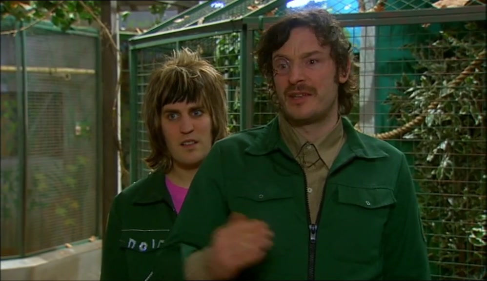 - WELL, STEP ON IN WHENEVER YOU'RE READY. - NOW. 