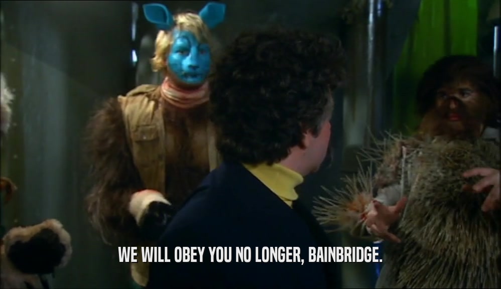 WE WILL OBEY YOU NO LONGER, BAINBRIDGE.  