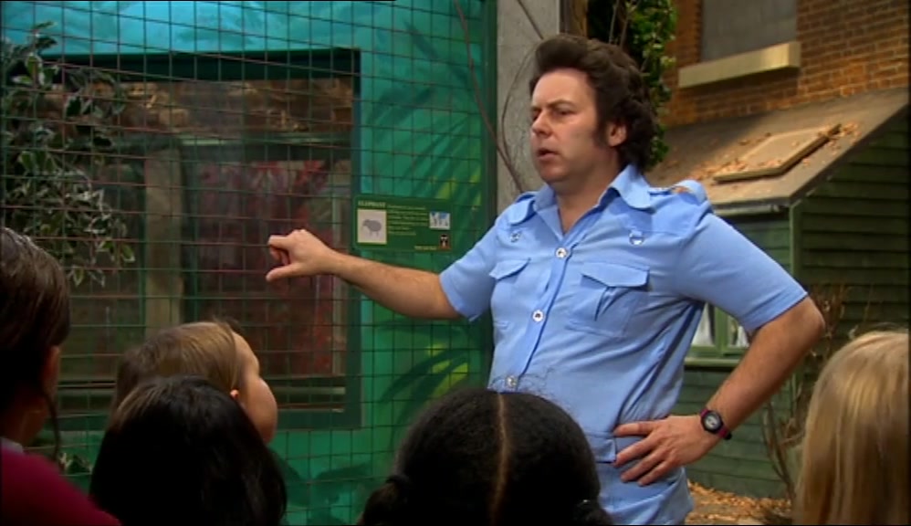 - I CAN'T SEE HIM. - WELL, HE'S CAMOUFLAGED. 
