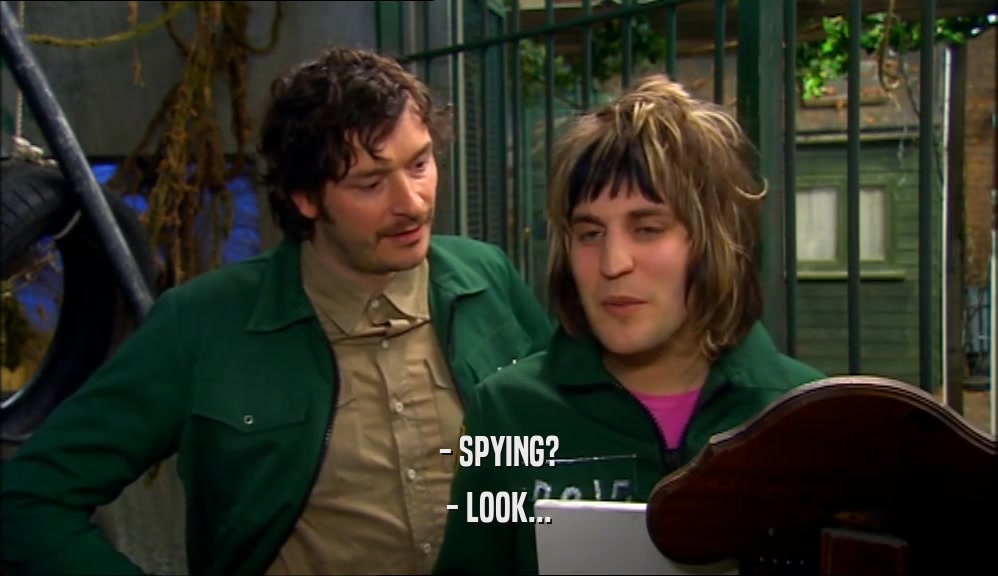- SPYING? - LOOK... 