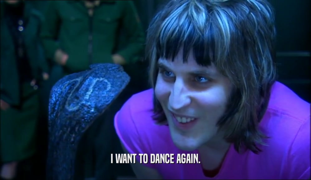 I WANT TO DANCE AGAIN.  