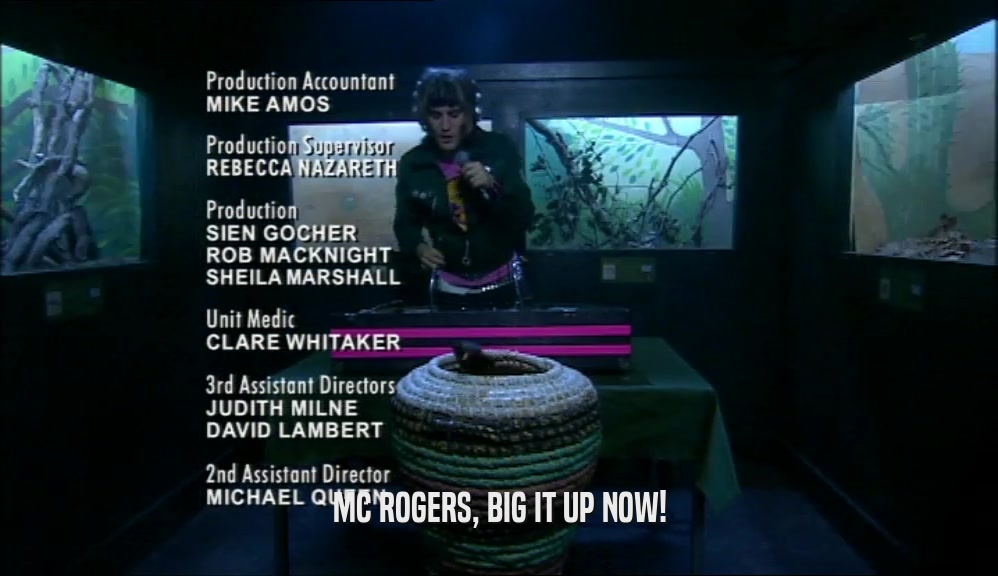 MC ROGERS, BIG IT UP NOW!  