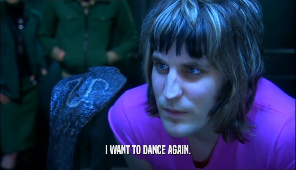 I WANT TO DANCE AGAIN.  