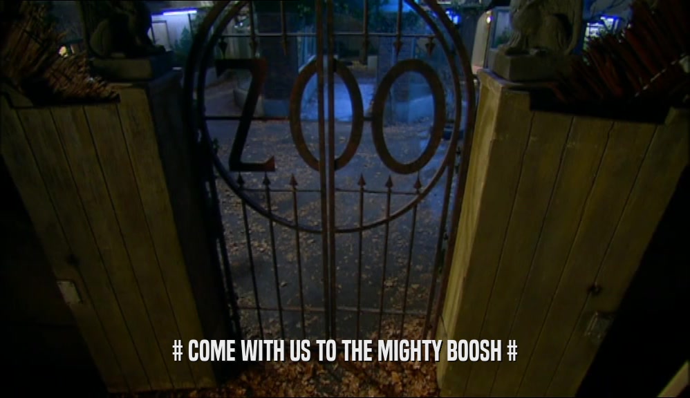 # COME WITH US TO THE MIGHTY BOOSH #  