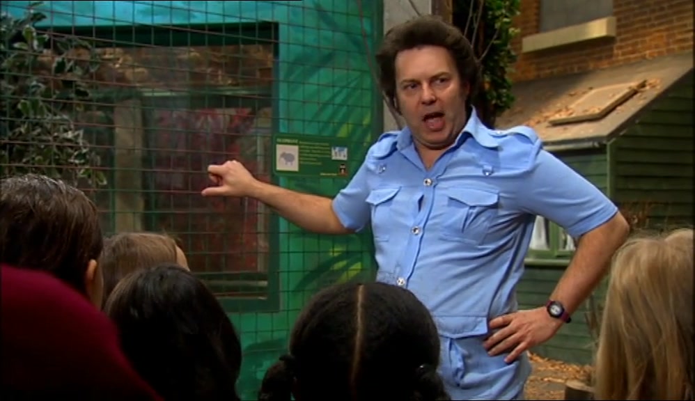 - BOY, HE'S FAST. - WHY AREN'T THERE ANY ANIMALS HERE? 